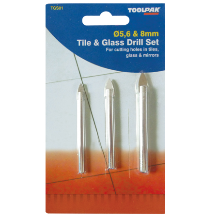 Tile & Glass Drill Set Toolpak  